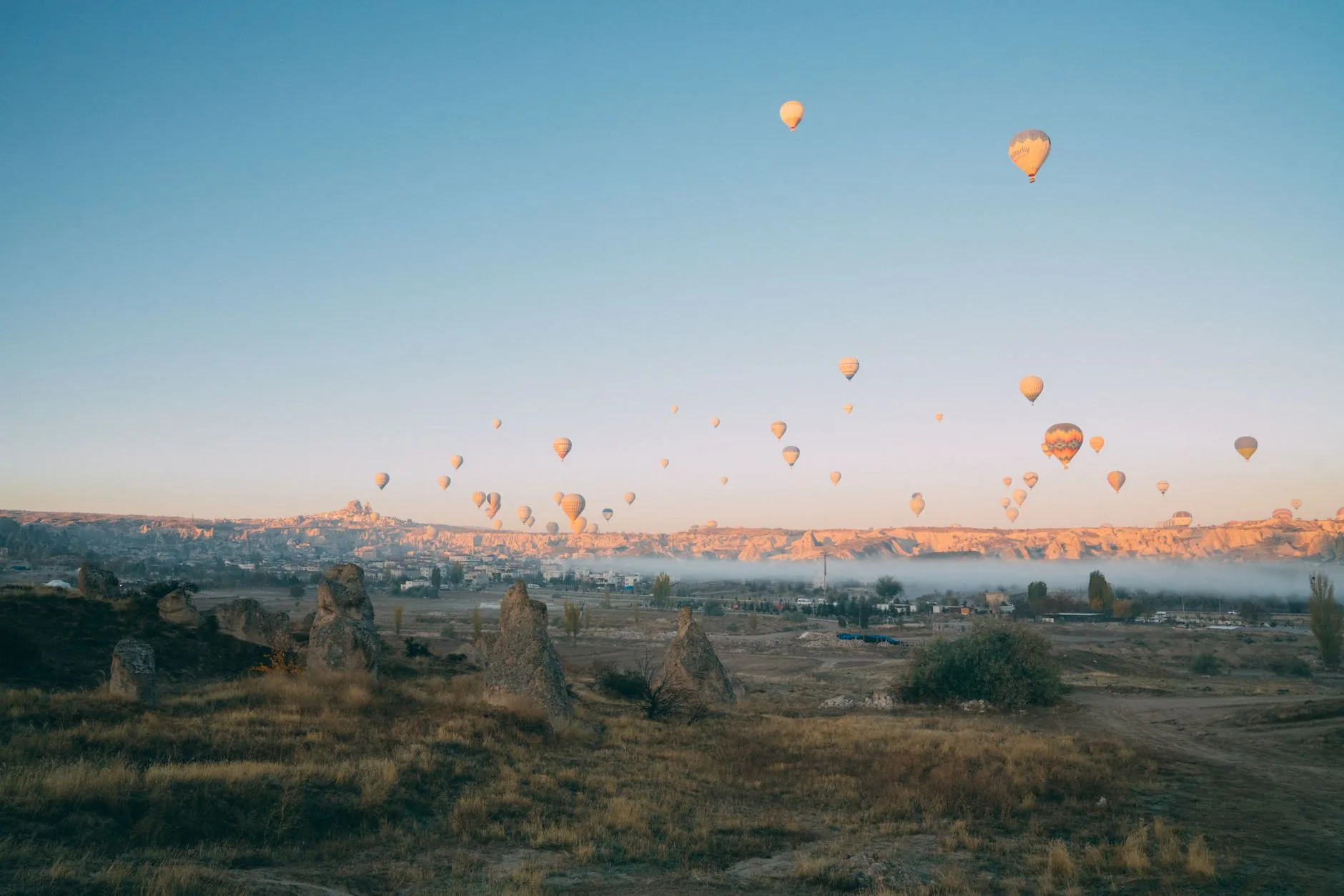 Cappadoce : montgolfières, vallées et climat d'altitude